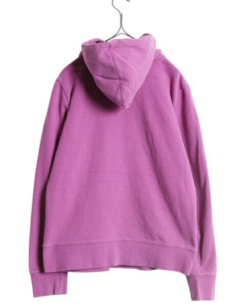 ノースフェイス プリント スウェット フード パーカー レディース M / The North Face プルオーバー 裏起毛 トレーナー アウトドア ピンク