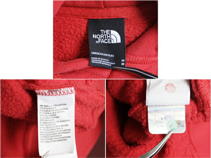 ノースフェイス 両面 プリント スウェット フード パーカー メンズ レディース M 古着 The North Face プルオーバー トレーナー アウトドア