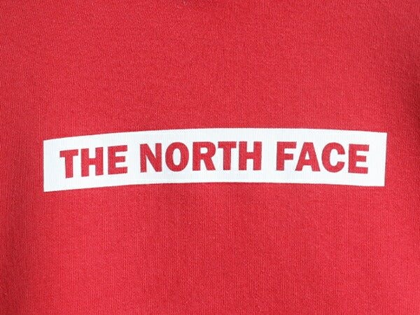 ノースフェイス 両面 プリント スウェット フード パーカー メンズ レディース M 古着 The North Face プルオーバー トレーナー アウトドア