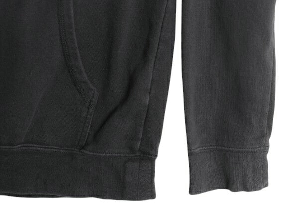 ノースフェイス プリント スウェット フード パーカー ボーイズ XL メンズ S レディース M 程/ The North Face トレーナー 袖プリント 黒