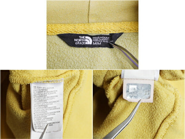 ノースフェイス プリント スウェット フード パーカー メンズ M / 古着 The North Face プルオーバー 裏起毛 トレーナー アウトドア 薄手