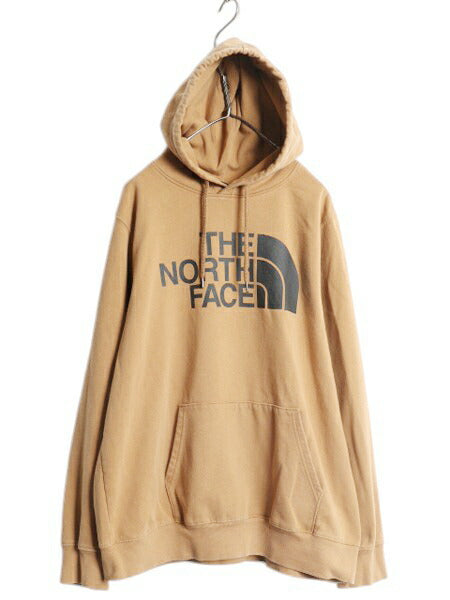 ノースフェイス プリント スウェット フード パーカー メンズ XL The North Face プルオーバー 裏起毛 トレーナー アウトドア 大きいサイズ