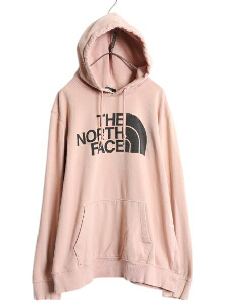 ノースフェイス プリント スウェット フード パーカー メンズ XL The North Face 裏起毛 プルオーバー トレーナー アウトドア 大きいサイズ