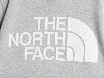ノースフェイス プリント スウェット フード パーカー メンズ S / 古着 The North Face 裏起毛 プルオーバー トレーナー アウトドア グレー