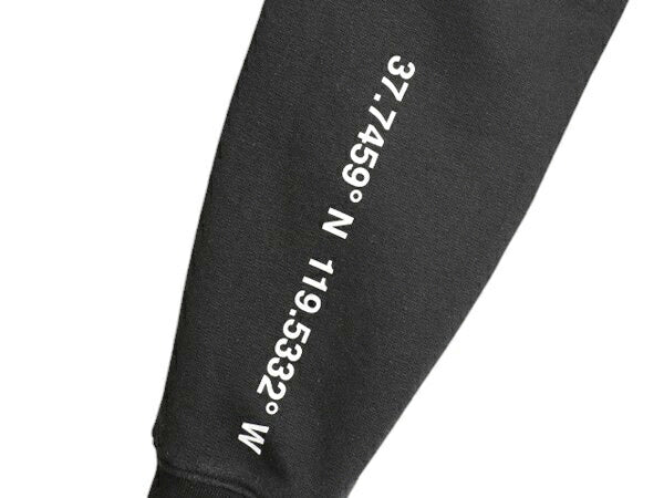 ノースフェイス 両面 プリント スウェット フード パーカー メンズ M 古着 The North Face プルオーバー 裏起毛 トレーナー アウトドア 黒