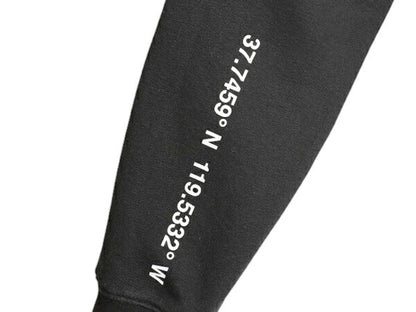 ノースフェイス 両面 プリント スウェット フード パーカー メンズ M 古着 The North Face プルオーバー 裏起毛 トレーナー アウトドア 黒