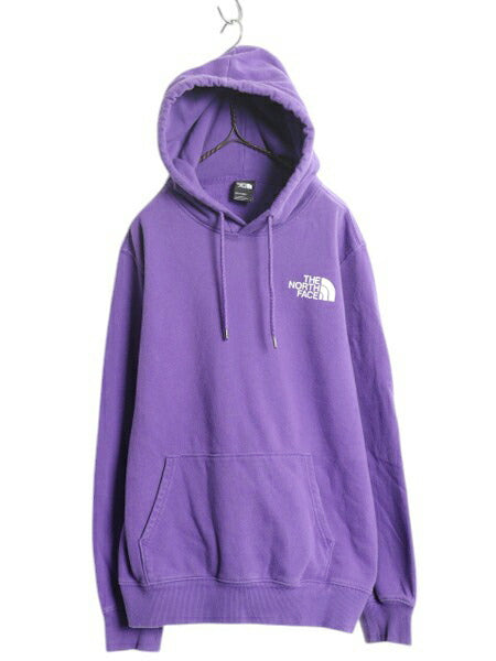 US企画 ノースフェイス 両面 プリント スウェット フード パーカー メンズ L / The North Face プルオーバー トレーナー アウトドア 裏起毛
