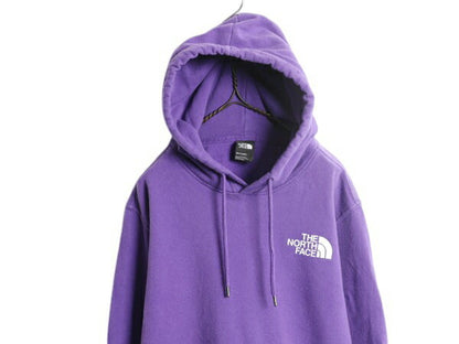 US企画 ノースフェイス 両面 プリント スウェット フード パーカー メンズ L / The North Face プルオーバー トレーナー アウトドア 裏起毛