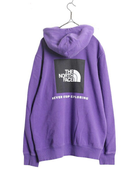 US企画 ノースフェイス 両面 プリント スウェット フード パーカー メンズ L / The North Face プルオーバー トレーナー アウトドア 裏起毛