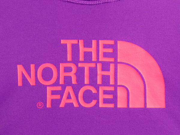 ノースフェイス プリント スウェット フード パーカー レディース L 古着 The North Face ジャージ 素材 ストレッチ プルオーバー ツートン