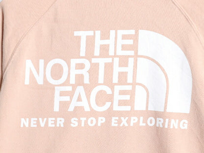 ノースフェイス 両面 プリント スウェット フード パーカー レディース L 古着 The North Face プルオーバー トレーナー アウトドア 裏起毛