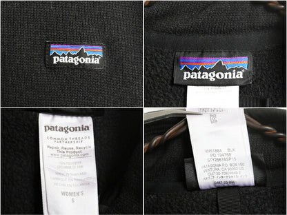 パタゴニア ベターセーター ハーフジップ レディース S 古着 15年製 Patagonia アウトドア フリース ジャケット プルオーバー ブルゾン 黒