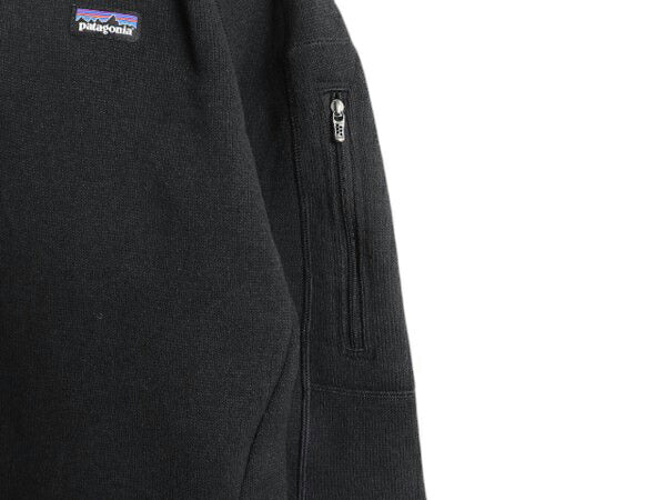 パタゴニア ベターセーター ハーフジップ レディース S 古着 15年製 Patagonia アウトドア フリース ジャケット プルオーバー ブルゾン 黒
