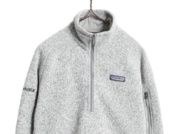 パタゴニア ベターセーター ハーフジップ レディース S 古着 18年製 フリース セーター ジャケット プルオーバー ジャンパー アウトドア 灰