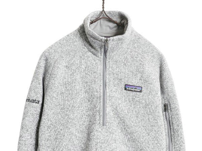パタゴニア ベターセーター ハーフジップ レディース S 古着 18年製 フリース セーター ジャケット プルオーバー ジャンパー アウトドア 灰