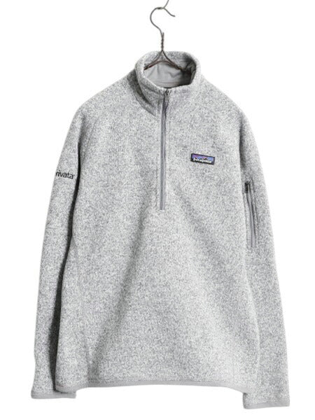パタゴニア ベターセーター ハーフジップ レディース S 古着 18年製 フリース セーター ジャケット プルオーバー ジャンパー アウトドア 灰
