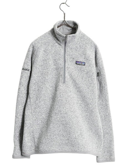パタゴニア ベターセーター ハーフジップ レディース S 古着 18年製 フリース セーター ジャケット プルオーバー ジャンパー アウトドア 灰