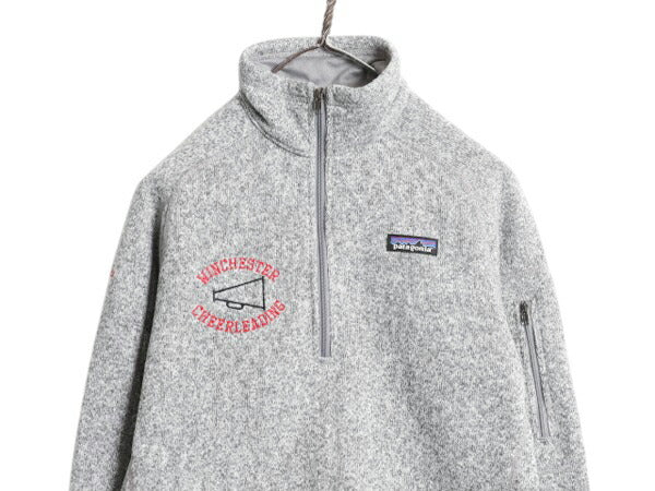 パタゴニア ベターセーター ハーフジップ レディース M 古着 16年製 フリース セーター ジャケット プルオーバー ジャンパー アウトドア 灰