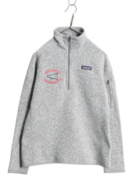 パタゴニア ベターセーター ハーフジップ レディース M 古着 16年製 フリース セーター ジャケット プルオーバー ジャンパー アウトドア 灰