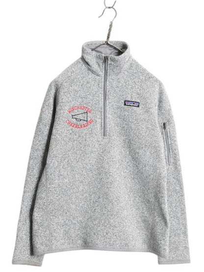 パタゴニア ベターセーター ハーフジップ レディース M 古着 16年製 フリース セーター ジャケット プルオーバー ジャンパー アウトドア 灰