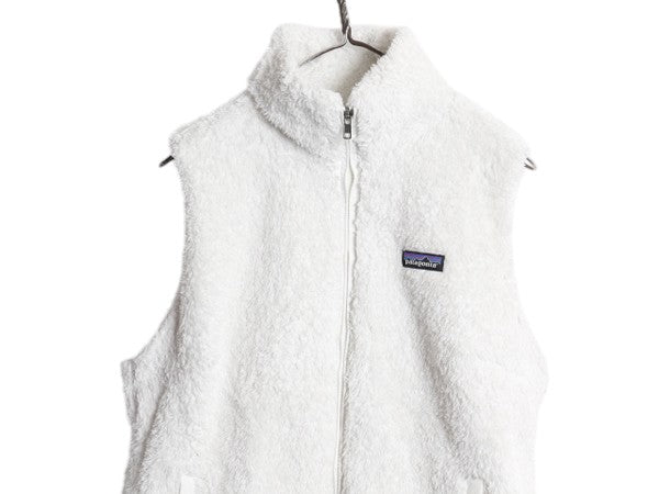 パタゴニア ロスガトス フリース ベスト レディース L 古着 16年製 Patagonia ハイ パイル ボア 重ね着 フルジップ アウトドア ハイネック
