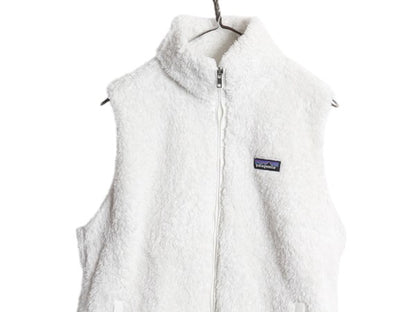 パタゴニア ロスガトス フリース ベスト レディース L 古着 16年製 Patagonia ハイ パイル ボア 重ね着 フルジップ アウトドア ハイネック