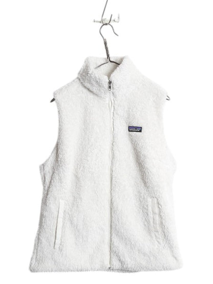 パタゴニア ロスガトス フリース ベスト レディース L 古着 16年製 Patagonia ハイ パイル ボア 重ね着 フルジップ アウトドア ハイネック
