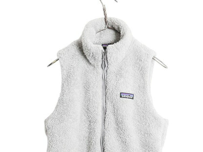 パタゴニア ロスガトス フリース ベスト レディース S 17年製 Patagonia ハイ パイル ボア 重ね着 フルジップ アウトドア ハイネック ジレ
