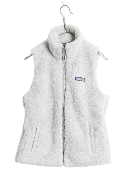 パタゴニア ロスガトス フリース ベスト レディース S 17年製 Patagonia ハイ パイル ボア 重ね着 フルジップ アウトドア ハイネック ジレ