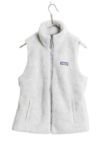 パタゴニア ロスガトス フリース ベスト レディース S 17年製 Patagonia ハイ パイル ボア 重ね着 フルジップ アウトドア ハイネック ジレ