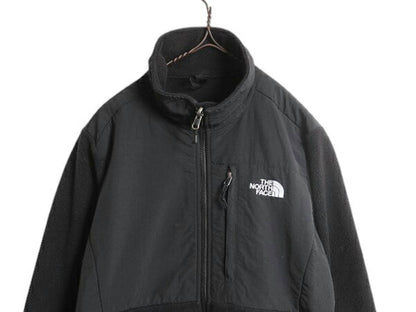 ノースフェイス デナリ ジャケット レディース M 黒 / The North Face DENALI フリース ナイロン フルジップ ブルゾン アウトドア ブラック