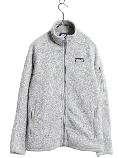 パタゴニア ベターセーター ジャケット レディース S 22年製 Patagonia アウトドア フリース セーター フルジップ ブルゾン ハイネック 灰