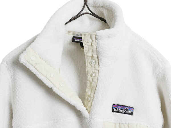 パタゴニア リツール スナップT プルオーバー ジャケット レディース S / 古着 15年製 Patagonia フリース アウトドア ブルゾン ハイネック
