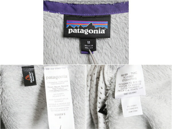 パタゴニア リツール スナップT プルオーバー ジャケット レディース M / 古着 15年製 Patagonia フリース アウトドア ブルゾン ハイネック