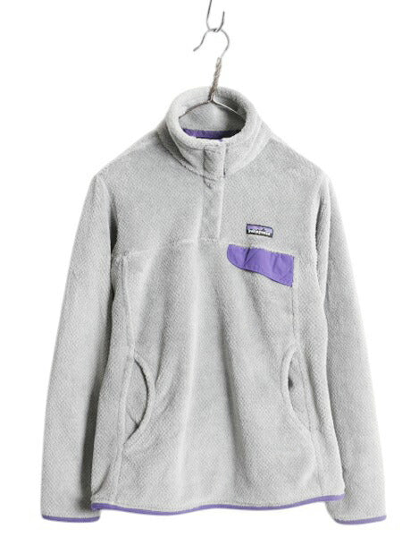 パタゴニア リツール スナップT プルオーバー ジャケット レディース M / 古着 15年製 Patagonia フリース アウトドア ブルゾン ハイネック