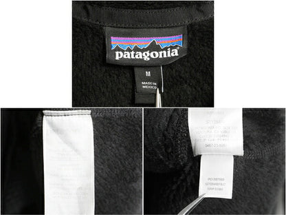 パタゴニア リツール スナップT プルオーバー ジャケット レディース M / 17年製 Patagonia フリース アウトドア ブルゾン ハイネック 黒