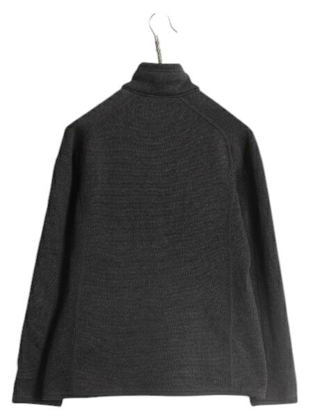 パタゴニア ベターセーター ジャケット レディース M 古着 18年製 Patagonia フリース セーター ブルゾン フルジップ アウトドア ブラック