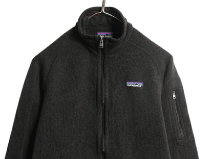 パタゴニア ベターセーター ジャケット レディース M 古着 18年製 Patagonia フリース セーター ブルゾン フルジップ アウトドア ブラック