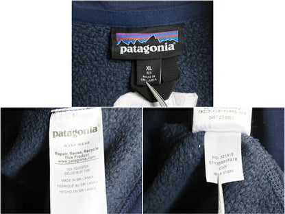 パタゴニア ベターセーター ベスト メンズ XL 18年製 Patagonia フリース セーター 前開き フルジップ アウトドア 重ね着 大きいサイズ 紺