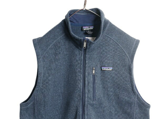 パタゴニア ベターセーター ベスト メンズ XL 18年製 Patagonia フリース セーター 前開き フルジップ アウトドア 重ね着 大きいサイズ 紺