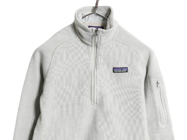 パタゴニア ベターセーター ハーフジップ レディース S 古着 16年製 フリース セーター ジャケット プルオーバー ジャンパー アウトドア 灰