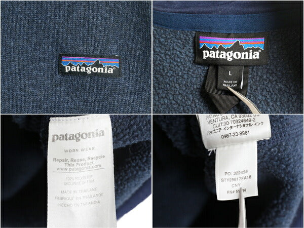 パタゴニア ベターセーター ハーフジップ レディース L / 18年製 Patagonia フリース セーター ジャケット プルオーバー ジャンパー 裏起毛