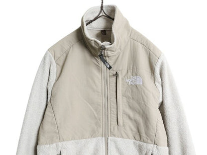 ノースフェイス デナリ ジャケット レディース XS / The North Face DENALI フリース ナイロン ブルゾン フルジップ ツートン アウトドア
