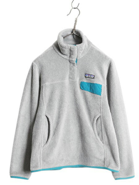 パタゴニア リツール スナップT プルオーバー ジャケット レディース S / 古着 17年製 Patagonia フリース アウトドア ブルゾン ハイネック
