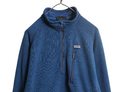 パタゴニア ベターセーター ハーフジップ メンズ L 13年製 Patagonia フリース セーター ジャケット プルオーバー ブルゾン ハイネック 青