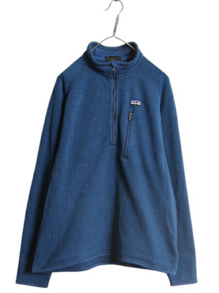 パタゴニア ベターセーター ハーフジップ メンズ L 13年製 Patagonia フリース セーター ジャケット プルオーバー ブルゾン ハイネック 青
