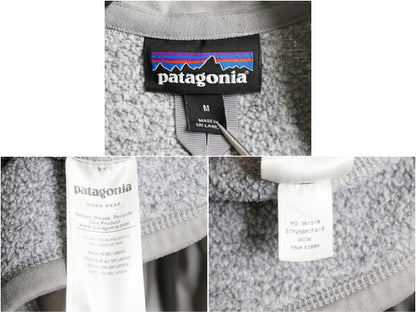 パタゴニア ベターセーター ベスト レディース M 19年製 Patagonia フリース セーター 前開き フルジップ アウトドア ハイネック 重ね着 灰