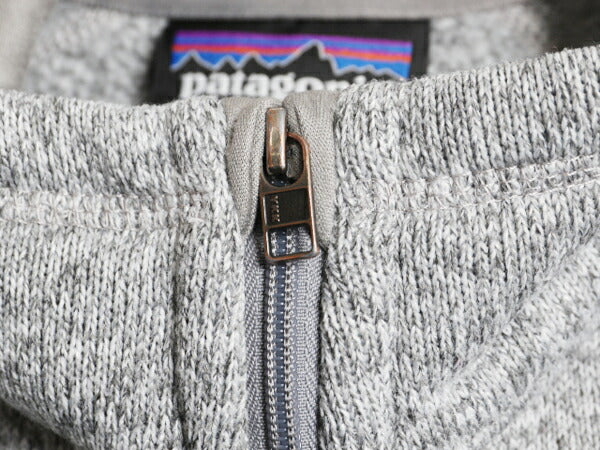 パタゴニア ベターセーター ベスト レディース M 19年製 Patagonia フリース セーター 前開き フルジップ アウトドア ハイネック 重ね着 灰