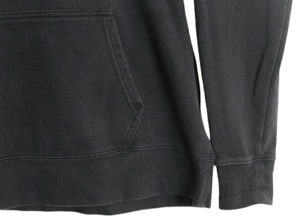 ノースフェイス プリント スウェット フード パーカー レディース L / 古着 The North Face トレーナー 裏起毛 プルオーバー アウトドア 黒