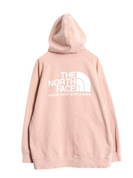 ノースフェイス 両面 プリント スウェット フード パーカー レディース XL / The North Face プルオーバー トレーナー アウトドア 裏起毛
